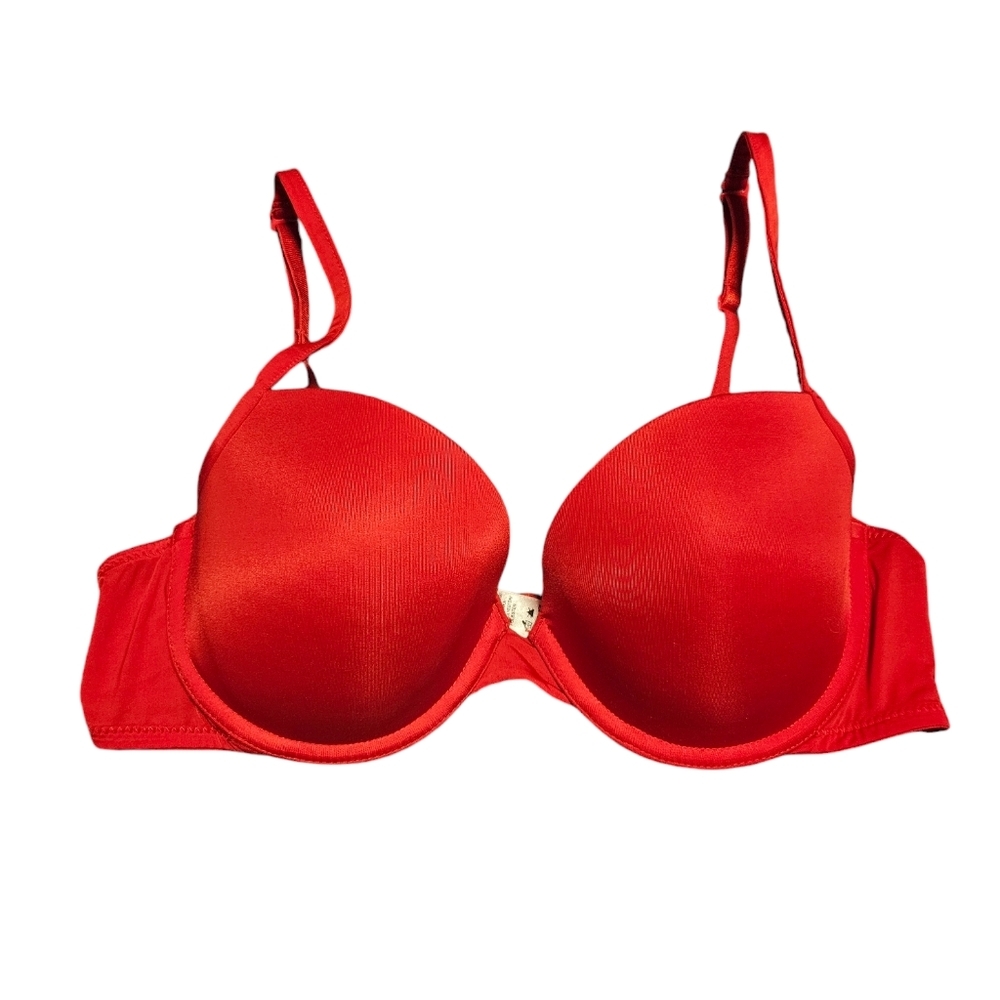 🎉 La Senza 34C 34 C convertible T-shirt Bra red